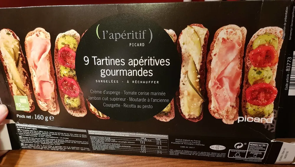 9 tartines apéritives gourmandes