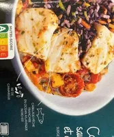 Cabillaud, sauce vierge et duo de riz