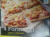 Pizza Tomate, 4 fromages Pâte fine