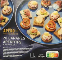 20 canapés apéritifs