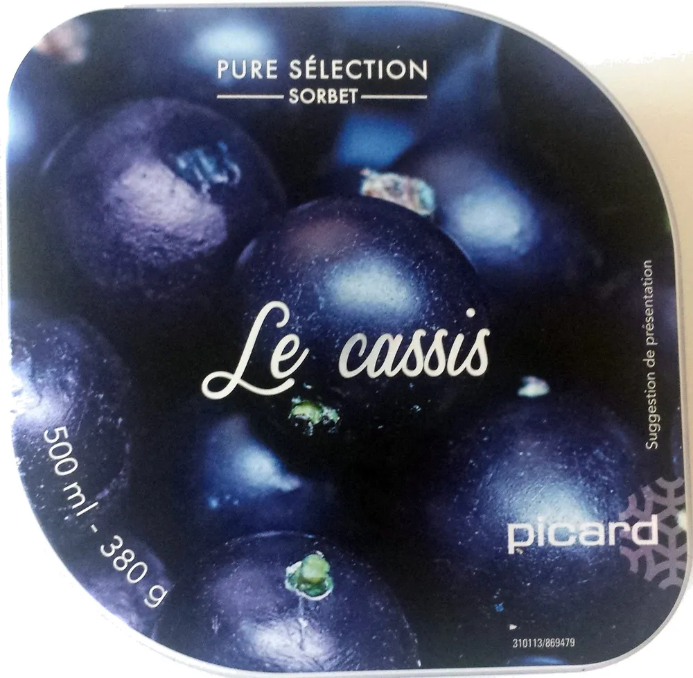 Pure Sélection Sorbet Le Cassis