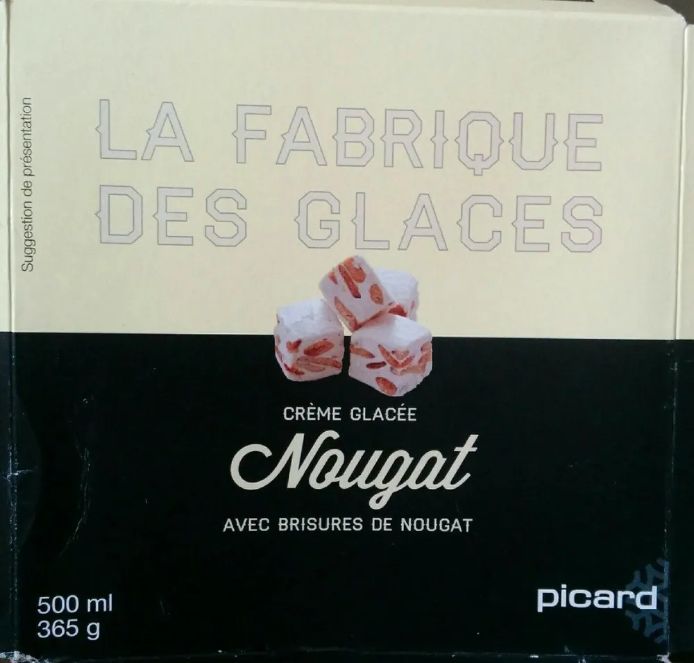 Crème glacée Nougat