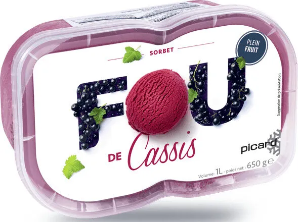 Sorbet Fou de cassis