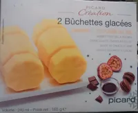 Bûchettes passion-chocolat au lait