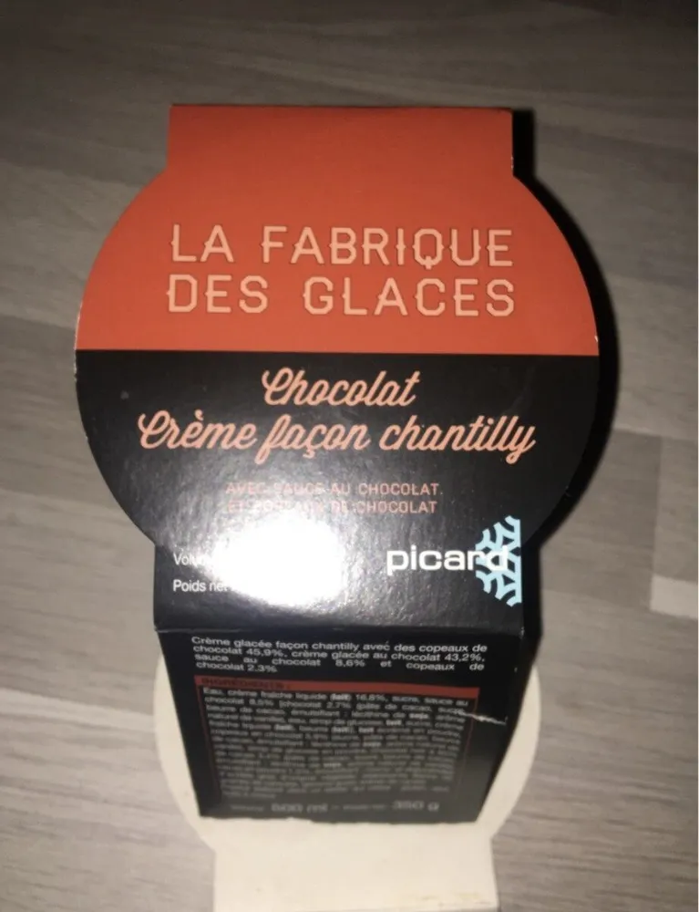 Chocolat creme facon chantilly