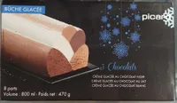 3 Chocolats (Bûche Glacée)