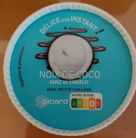 Noix de coco sauce au chocolat