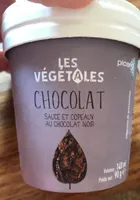 Chocolat, sauce et copeaux au chocolat noir