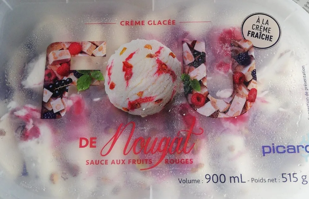 Crème glacée au nougat