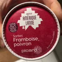 Sorbet framboise poivron