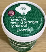 Crème glacée Amande, fleur d’oranger, makrout