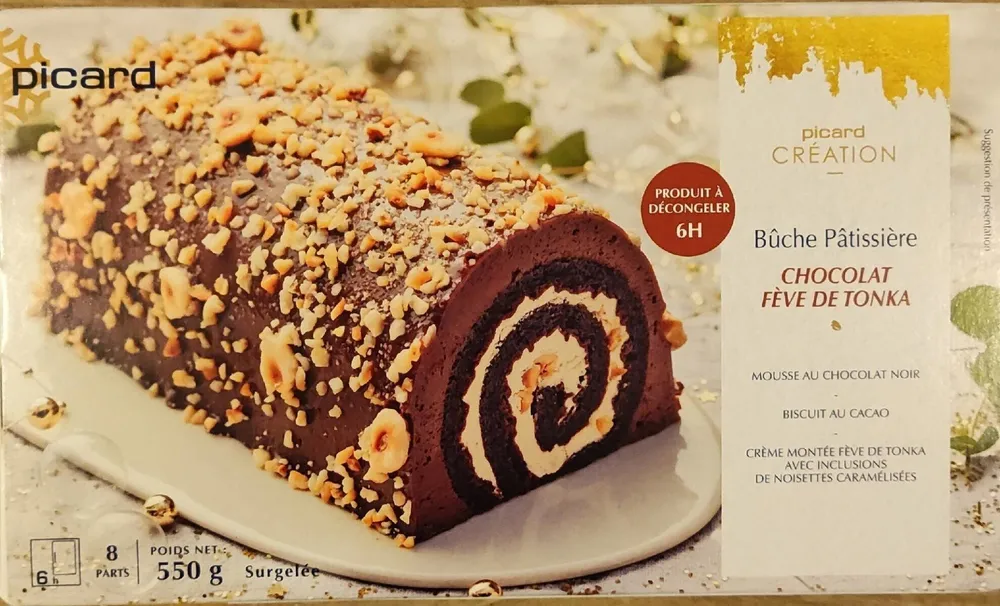 Bûche Pâtissière Chocolat Fève de Tonka