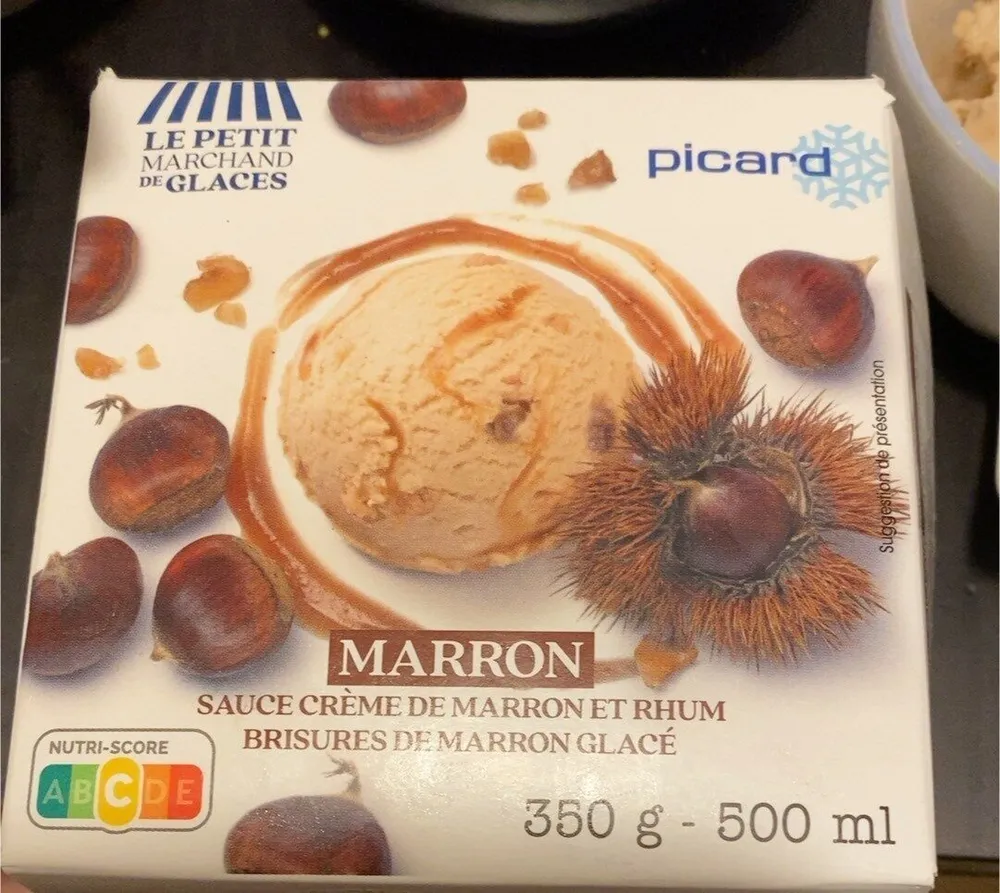 Glace au marron