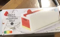 Delice citron framboise glacé