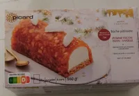 Bûche pâtissière pomme façon tatin - vanille