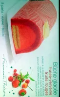 Buche glacée Fraise-verveine, fruits rouges