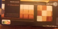 Bûche glacée aux 3 chocolats