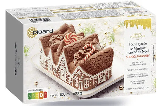 Bûche glacée le fabuleux marché de Noël