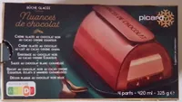Bûche glacée Nuances de chocolat