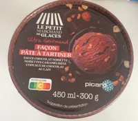 Glace façon pâte à tartiner