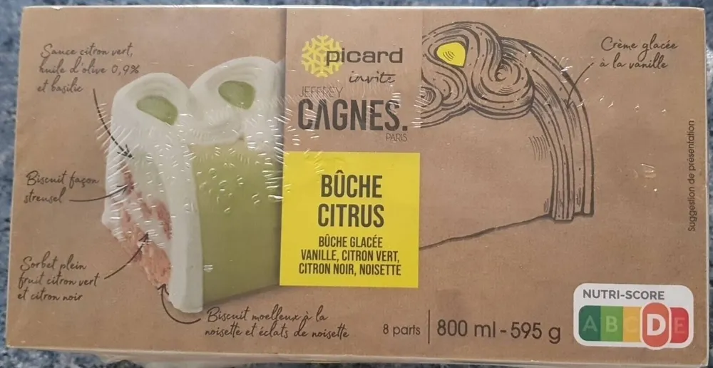 Bûche Citrus jeffrey cagnes