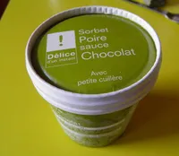 Sorbet Poire sauce Chocolat