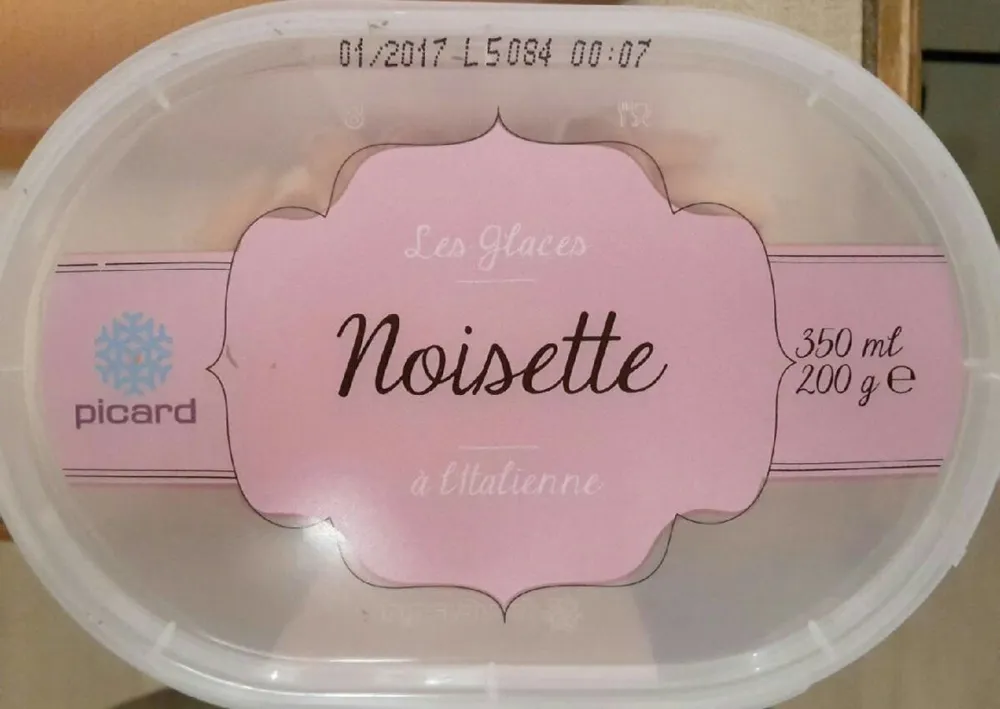 Les glaces à l'italienne - Noisette