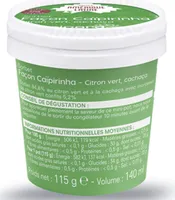 Glace sorbet façon Caïpirinha
