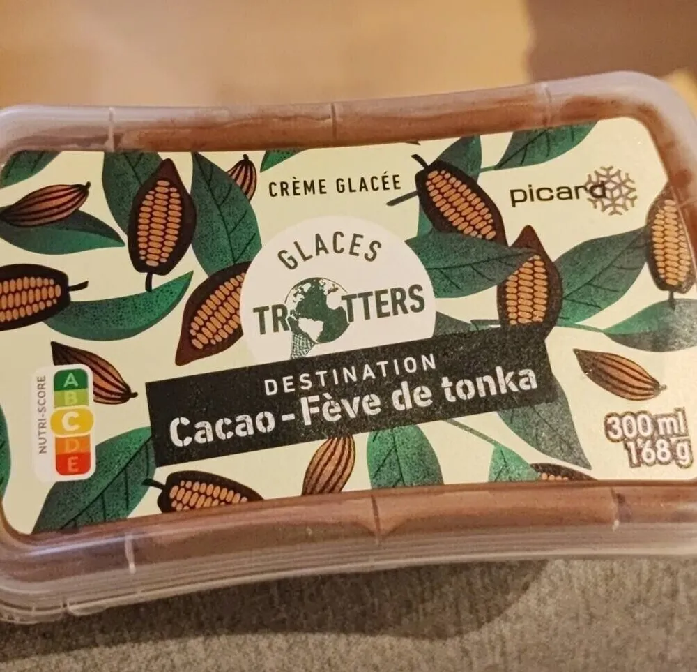 Glace cacao fève tonka