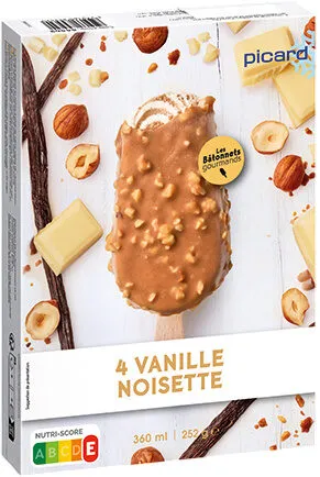 Bâtonnets Vanille Noisette