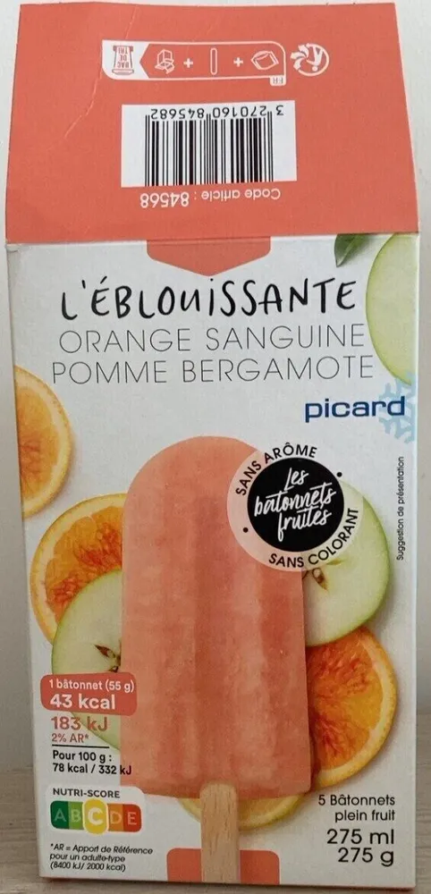 L'ÉBLOUISSANTE ORANGE SANGUINE POMME BERGAMOTE