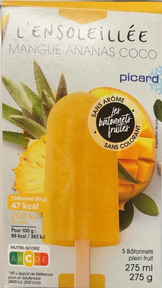 L’ensoleillée Mangue Ananas Coco