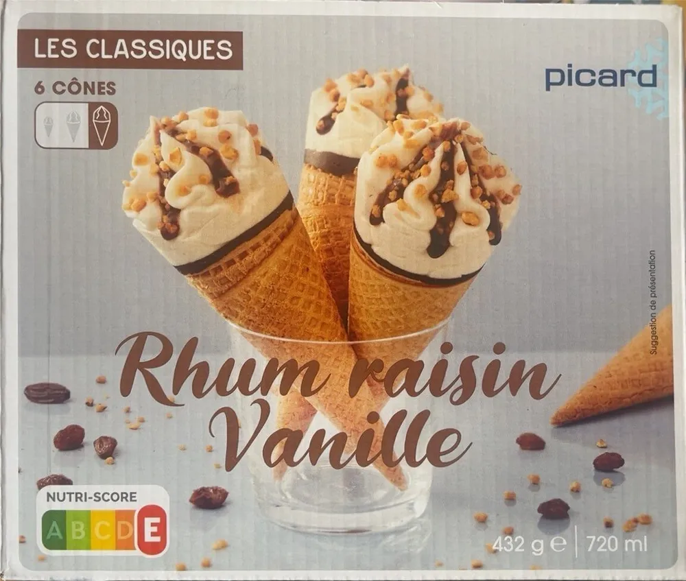 Rhum raisin vanille