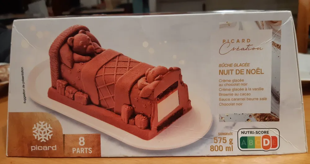 Bûche glacée NUIT DE NOËL