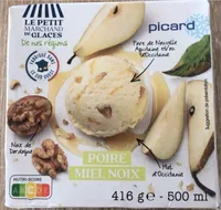 Sorbet Poire Miel Noix