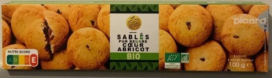Sablés pur beurre cœur abricot