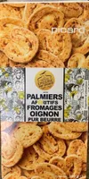 Palmiers apéritifs fromage-oignon