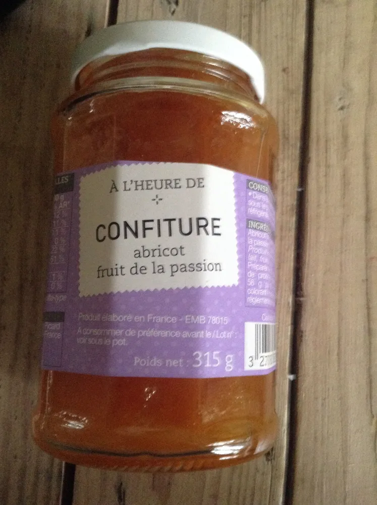 Confiture Abricot Fruit de la Passion
