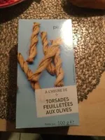 Torsades feuilletées aux olives