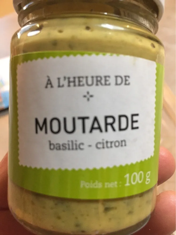 Moutarde Basilic-Citron