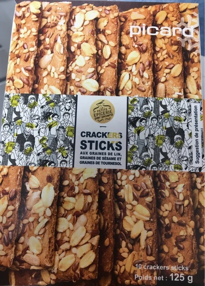 Crackers sticks aux grainesy