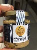 Spécialité a l'anchoïade et aux olives vertes