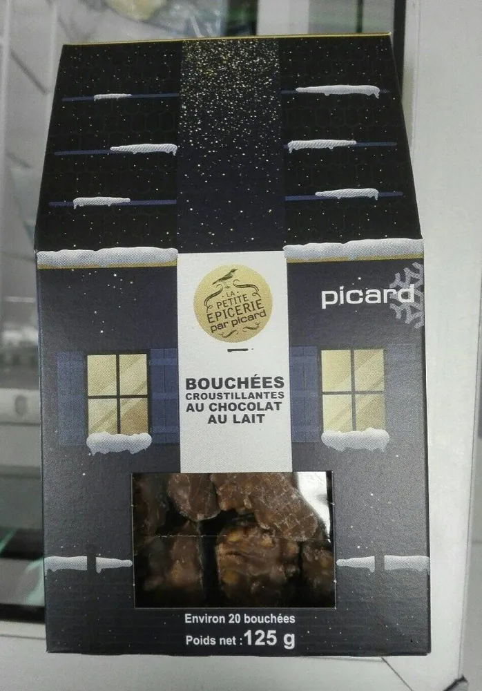 Bouche'e croustillantes au chocolat au lait