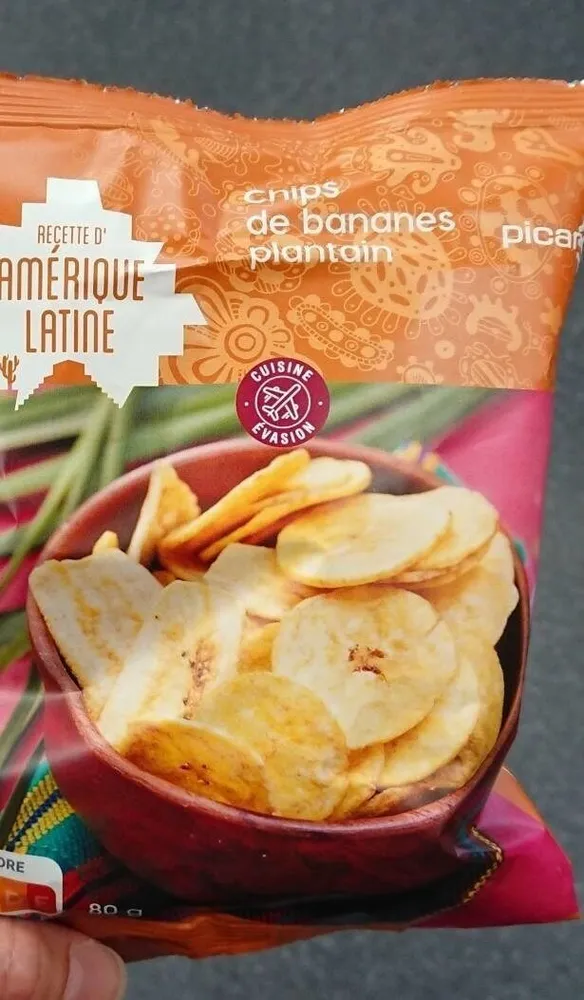 Chips de banane plantain