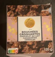 Bouchées croquantes chocolat au lait