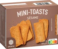 Mini-toasts apéritifs au sésame