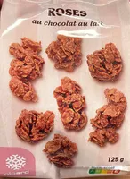 Roses au chocolat au lait