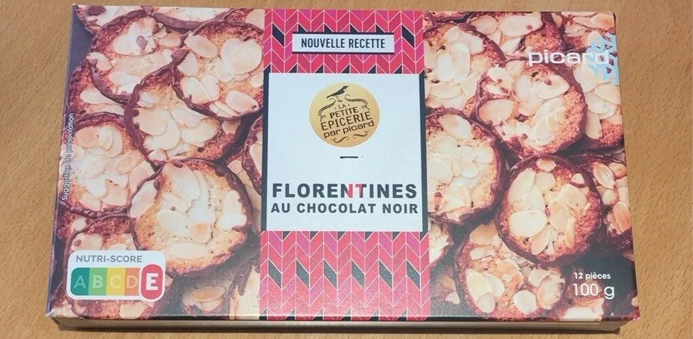 Florentines au chocolat noir