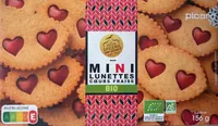 6 Mini lunettes coeurs fraise bio