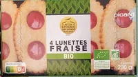 4 lunettes fraise bio